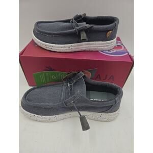 New Boy’s LAMO CK2035 Charcoal Paulie Kids Casual Slip-on Shoes Size 3Y